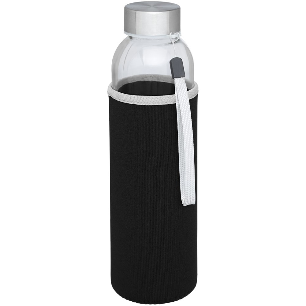 Bodhi 500 ml Glas-Sportflasche - schwarz