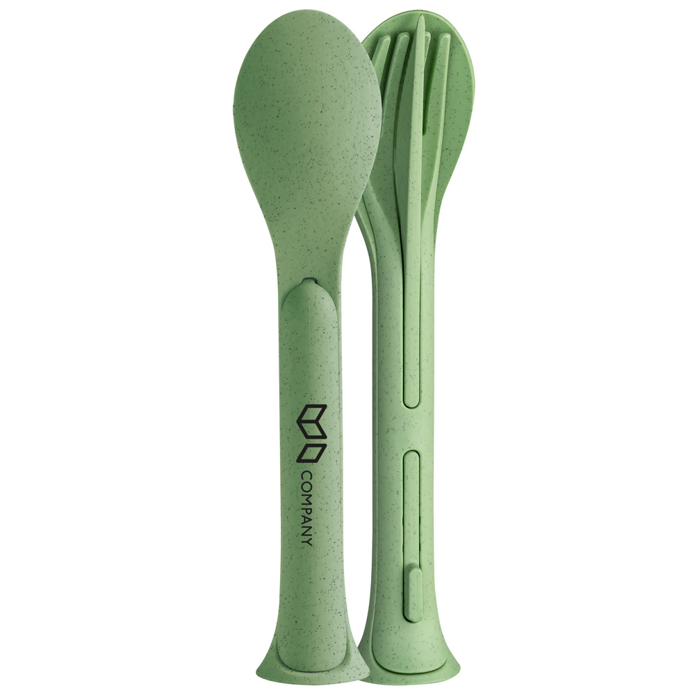 KOZIOL KLIKK POCKET Besteck-Set 3-teilig