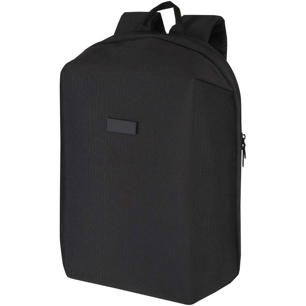 Luma 15" GRS Laptop-Rucksack aus recyceltem Material mit Diebstahlschutz 10L - schwarz