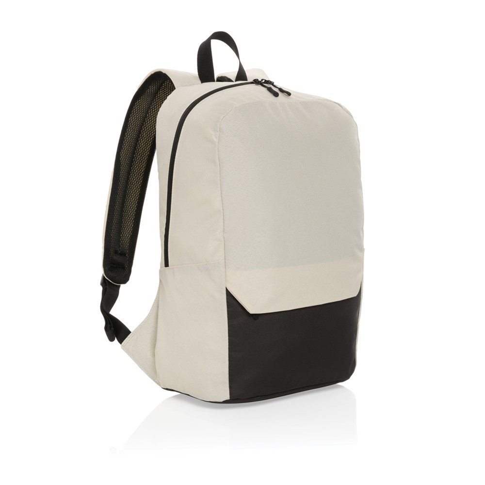 Kazu AWARE™ 15,6" RPET Laptop-Rucksack - off white (± PMS 12-0304 TCX)