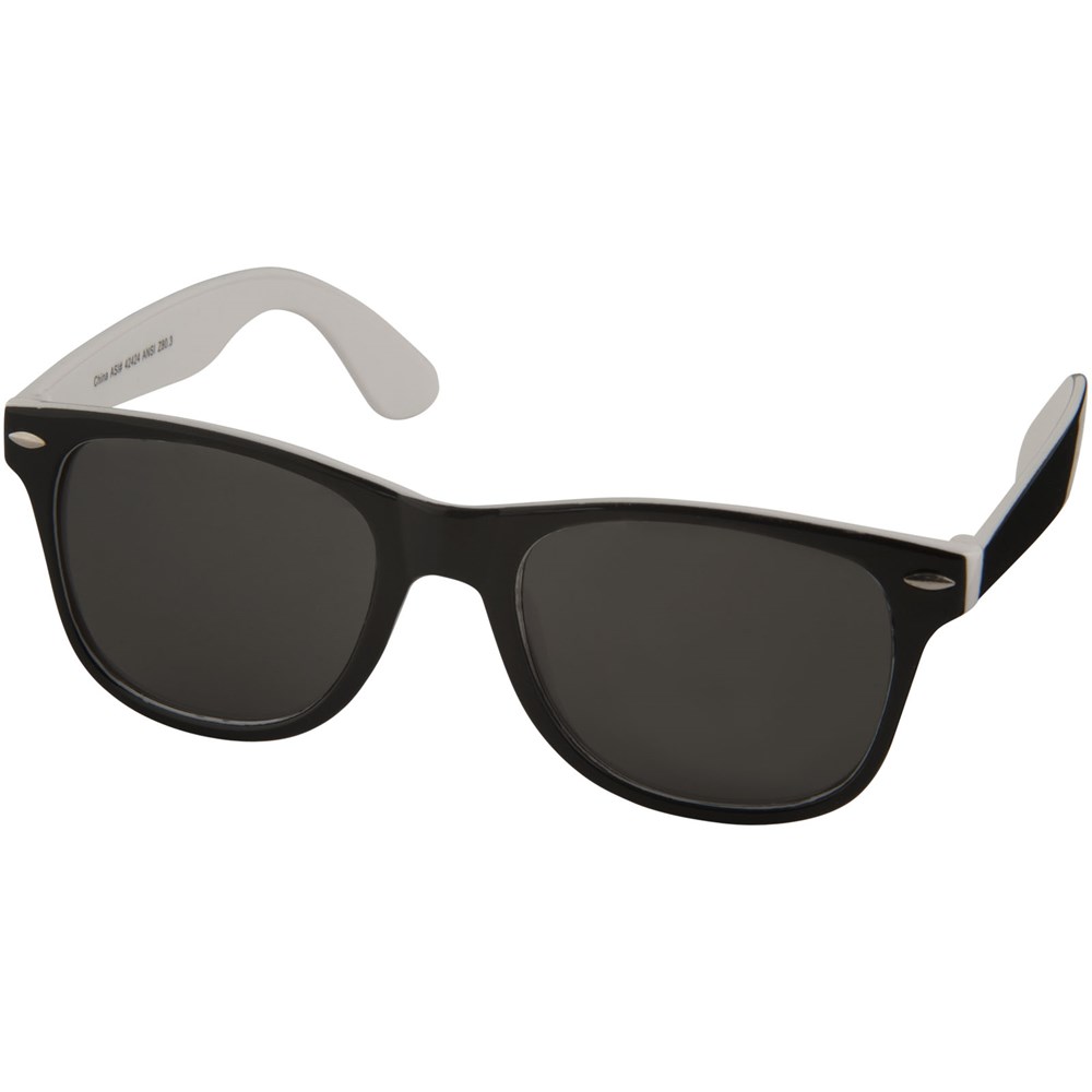 Sun Ray Sonnenbrille mit zweifarbigen Tönen - weiss, schwarz