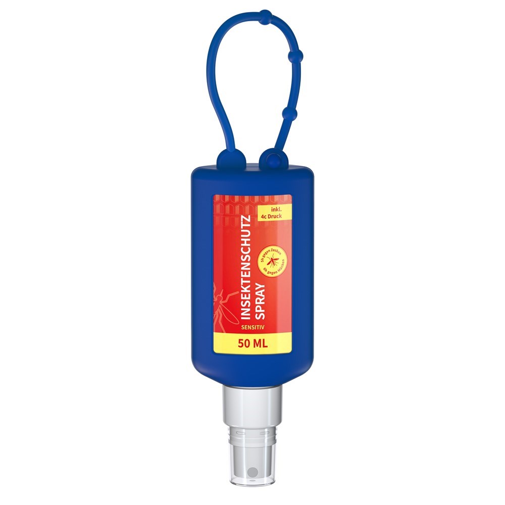Insektenschutzspray (sensitiv), 50 ml Bumper schwarz, Body Label - Blau