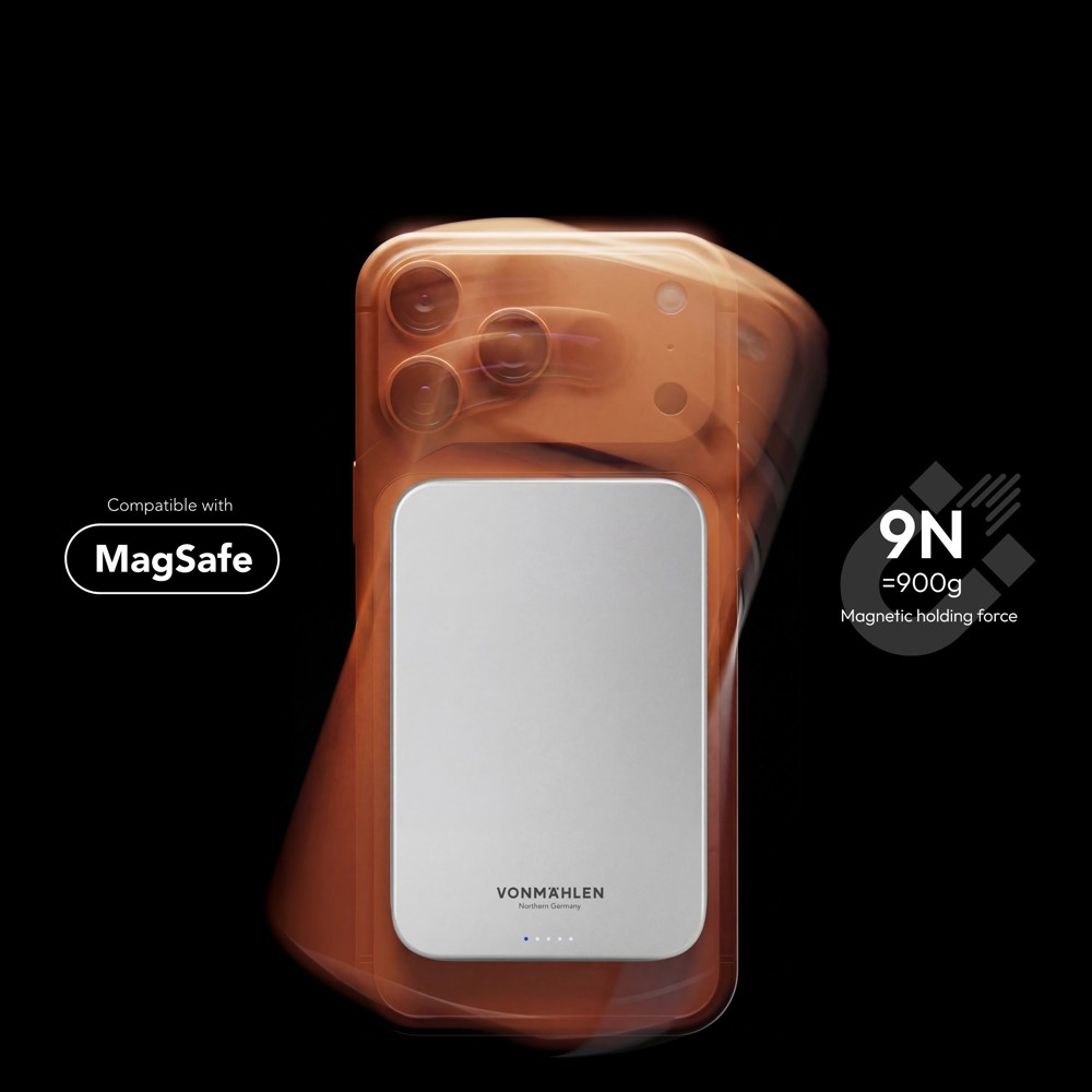 Evergreen Mag 10000 - Die magnetische Powerbank für längere Tage - Weiß