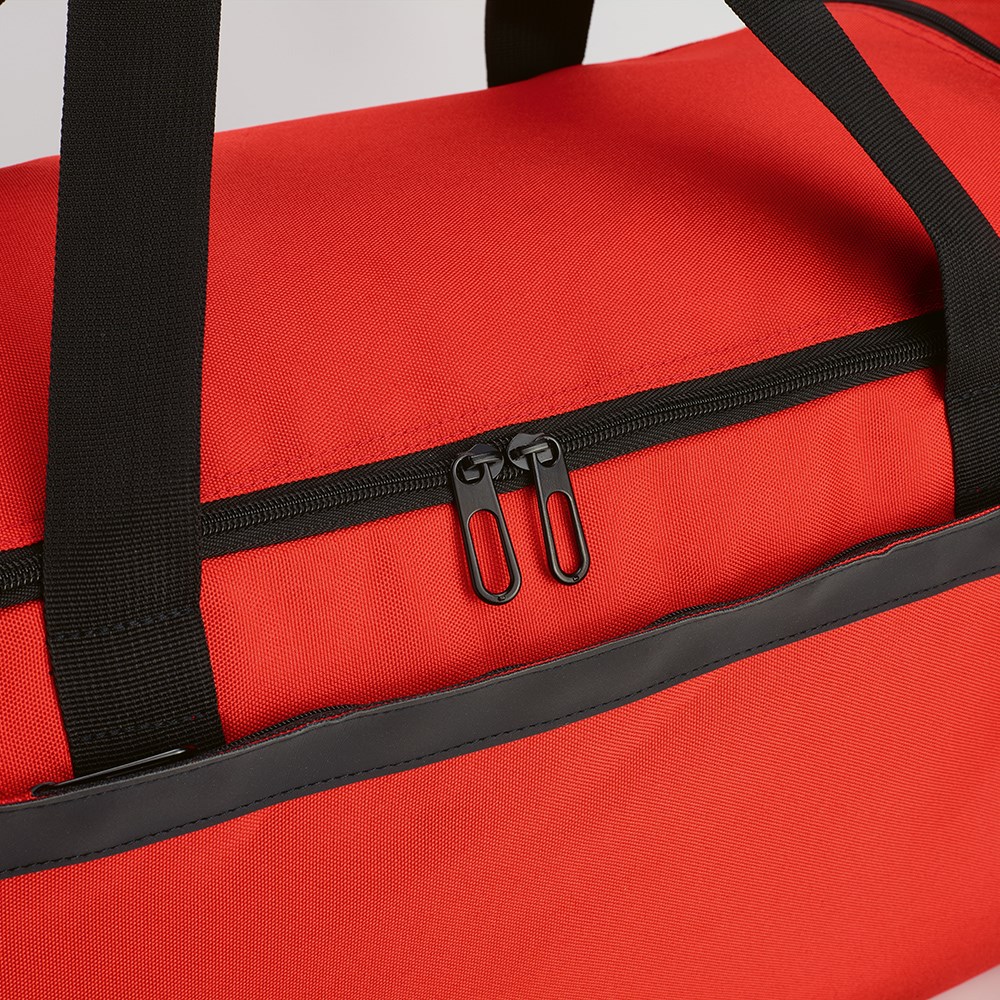 Sac sport São Paulo L 50L rPET, bandes réfléchissantes - Rouge