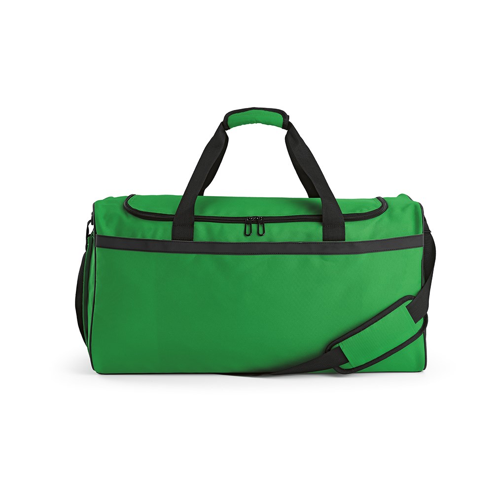 Sac sport São Paulo L 50L rPET, bandes réfléchissantes - Vert