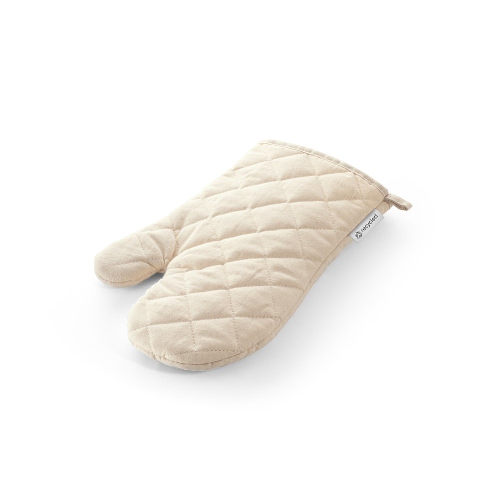 RICKEY. Gant de cuisine en coton (60% recyclé) - Naturel clair