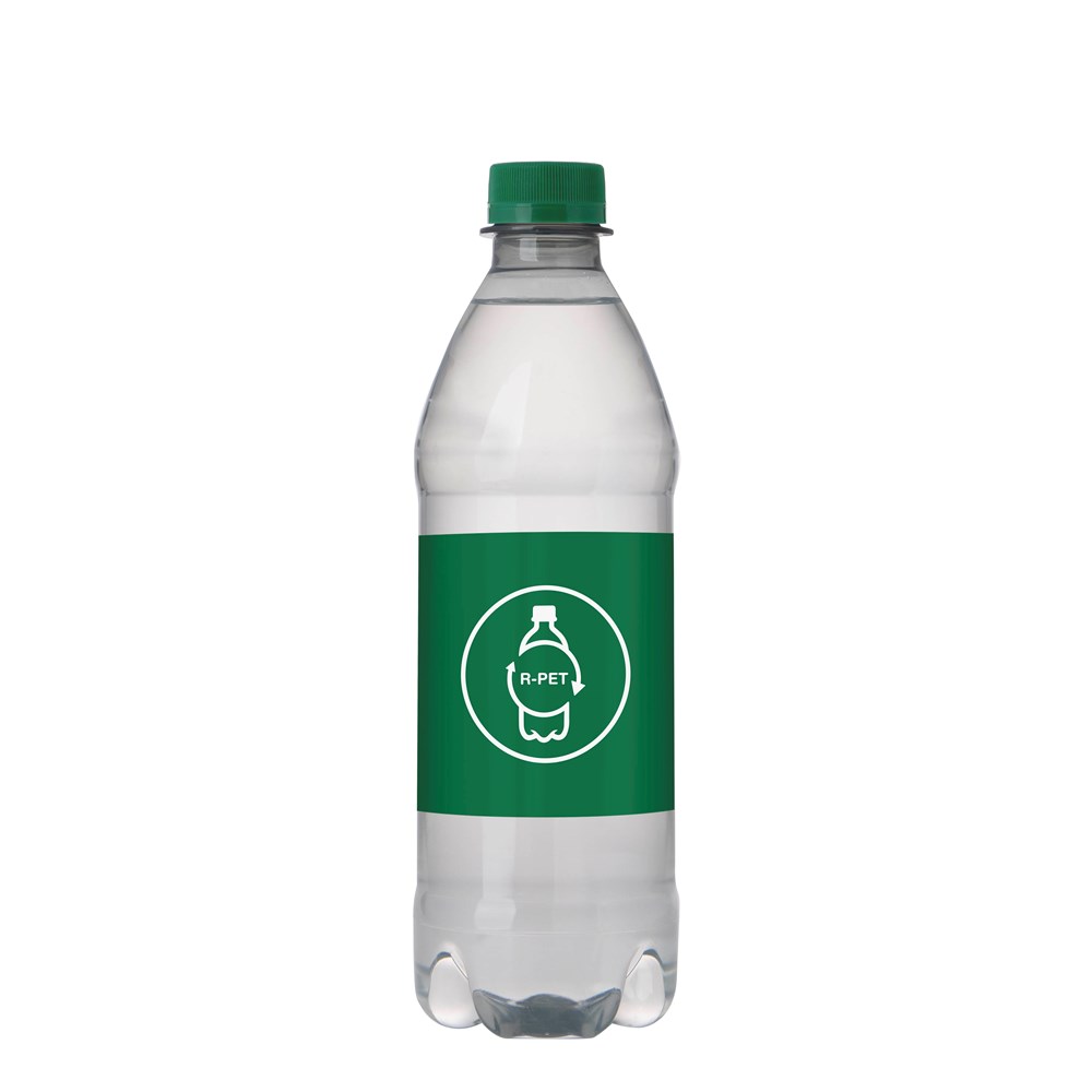Quellwasser 500 ml mit Drehverschluß - Transparent/Grün