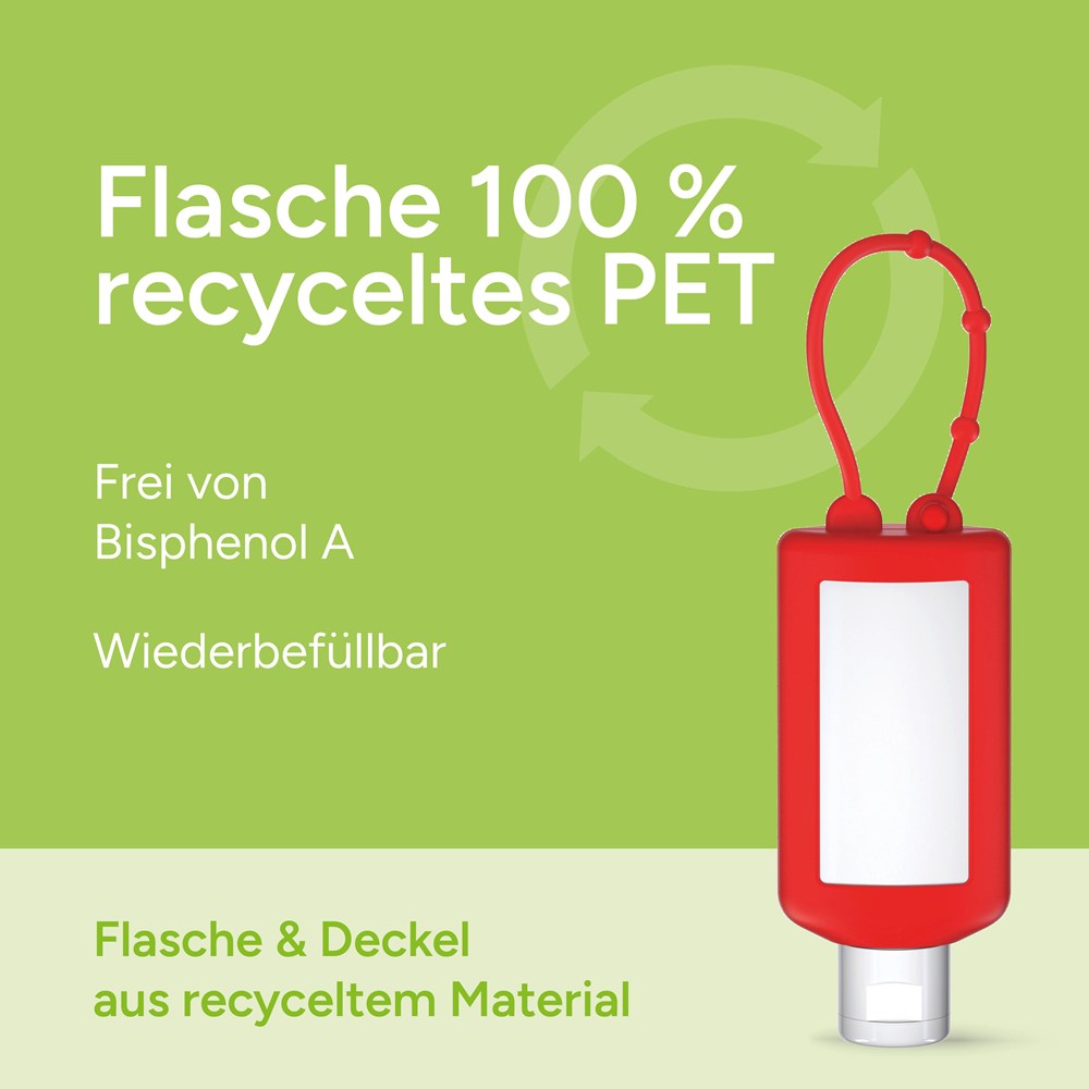 Sportgel, 50 ml Bumper rot, Body Label (R-PET)