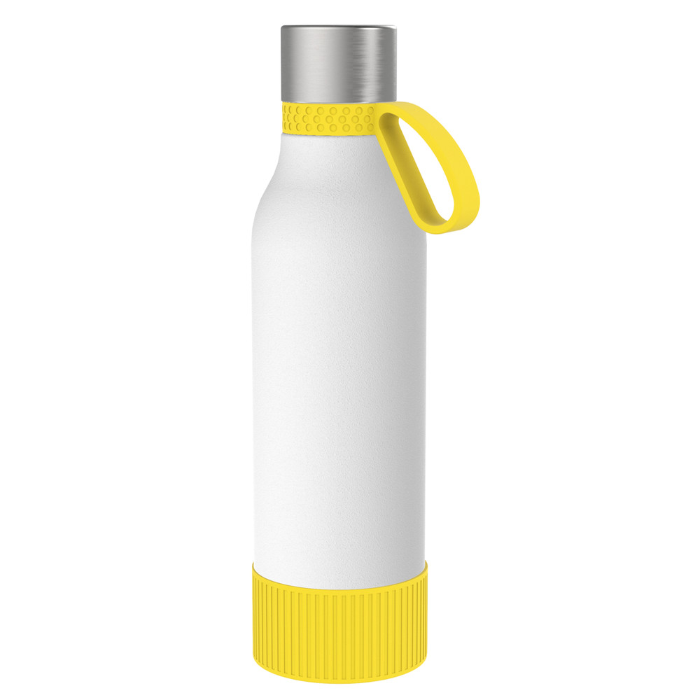 Thermotrinkflasche RETUMBLER-myNIZZA II 600 CERAMIC - gelb, schwarz, silber, weiß