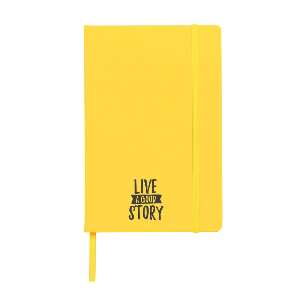 Note Notebook A5 Notizbuch - gelb (± PMS 7548)