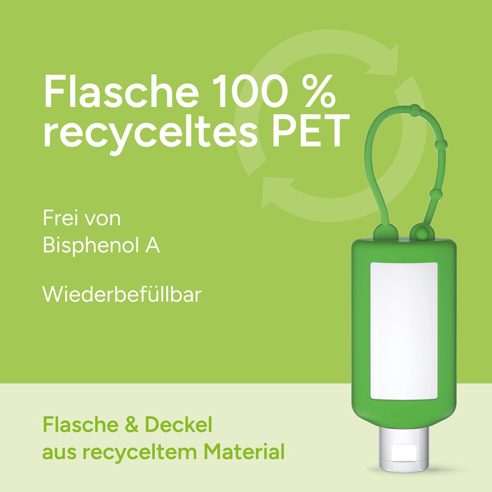 Sportgel, 50 ml Bumper grün, Body Label (R-PET)