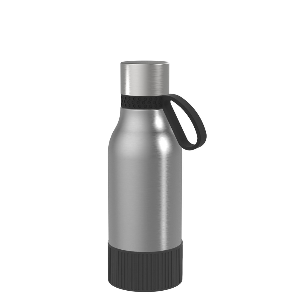 Thermotrinkflasche RETUMBLER-myNIZZA II 420 CERAMIC - schwarz, silber