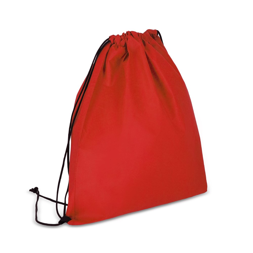 R-PET Sac à cordon non tissé 38 x 42cm 75g/m² - Rouge