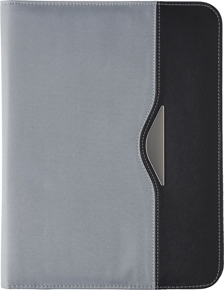 Dokumentenmappe aus Polyester/Kunstleder Ivo - Grau