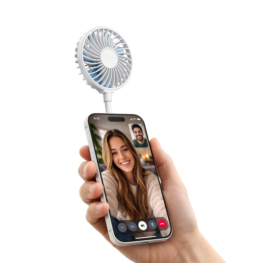 Fresh 'n Rebel Ventilateur Magnétique Sans Fil avec Support pour Téléphone