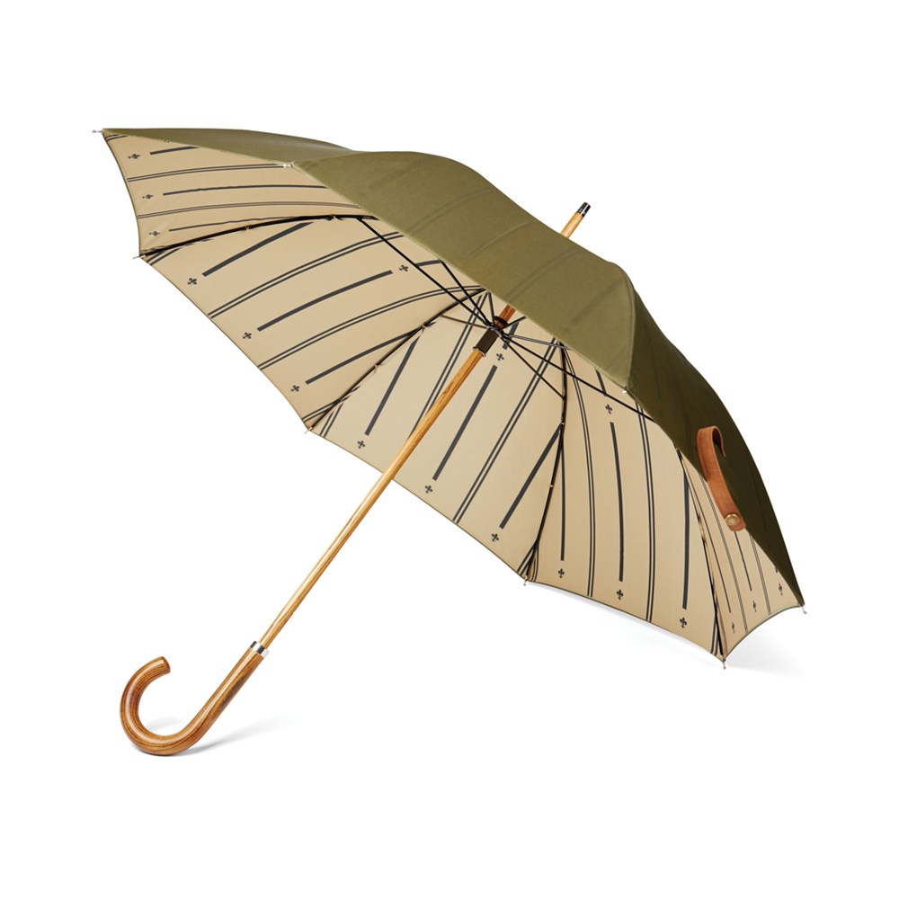 VINGA Bosler AWARE™ Regenschirm aus recyceltem PET - grün (± PMS 7497)