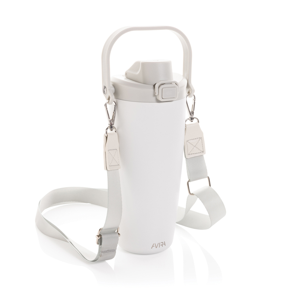 Avira Ayala Crossbody Duosip Becher aus RCS rec. Stahl - weiß (± PMS White)