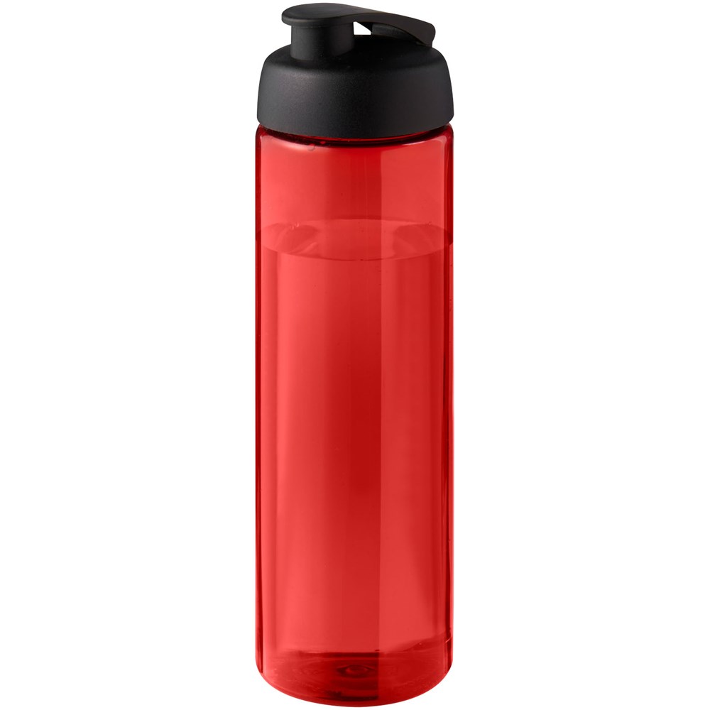 H2O Active® Eco POP Vibe 850 ml Sportflasche mit Klappdeckel - rot, schwarz