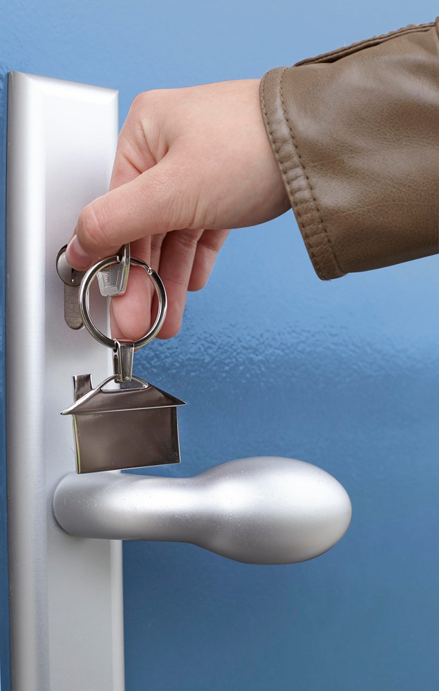 Schlüsselanhänger aus Metall Mika