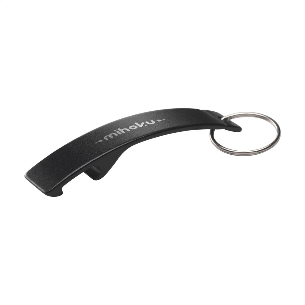 Alu Opener GRS Recycled décapsuleur / porte-clés - Noir