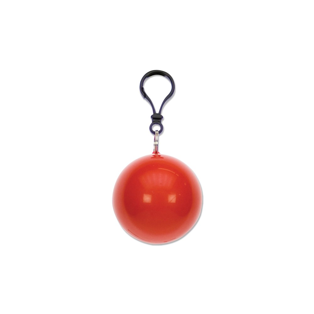 Regenponcho Schlüsselanhänger - Rot