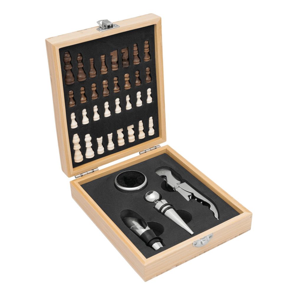 BAMBOO CHESS - Set de vin