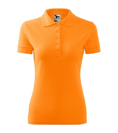 Polohemd Damen Pique Polo mandarine orange
