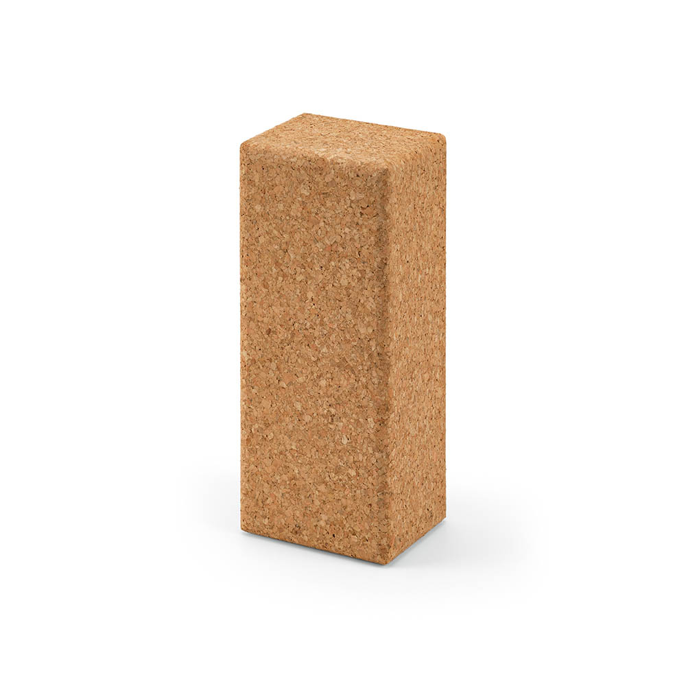 Harvey Yoga-Block aus Kork. Hergestellt in Portugal. - Natur