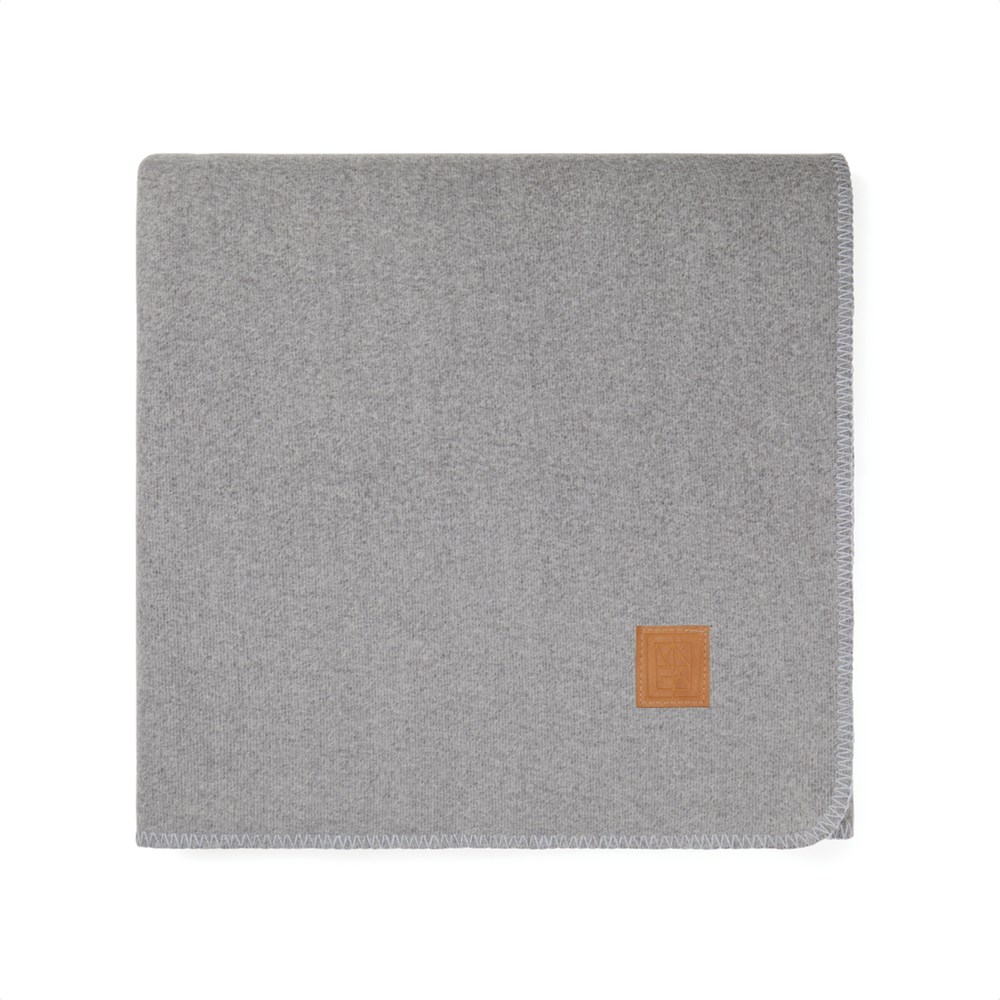 VINGA Moulton Decke aus GRS rPET - grau, granite grey (± PMS 16-0000 TPG/ ± PMS 18-5204 TPG)