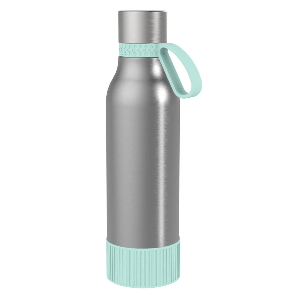 Thermotrinkflasche RETUMBLER-myNIZZA II 600 CERAMIC - hellblau, schwarz, silber