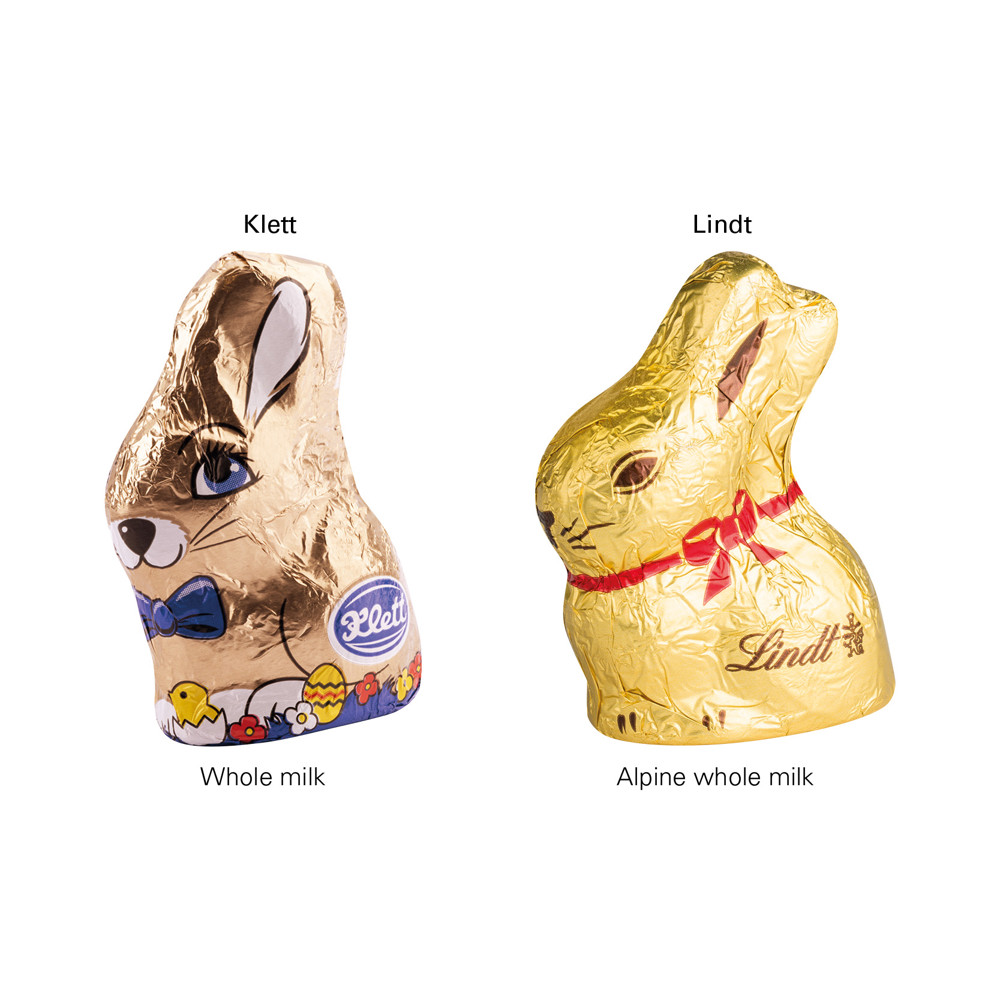 Geschenkbox Mini Hasenohren, Lindt Schoko-Osterhase