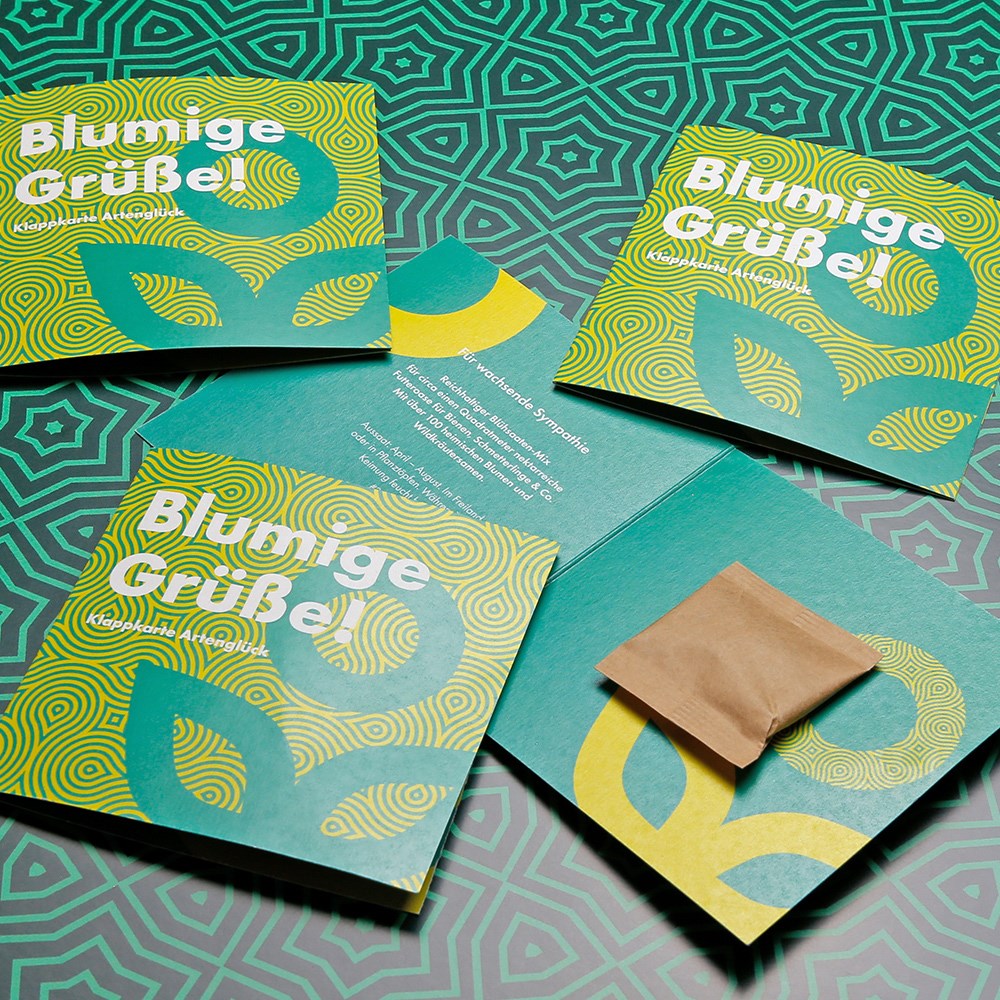 Samen Klappkarte Square – Suri