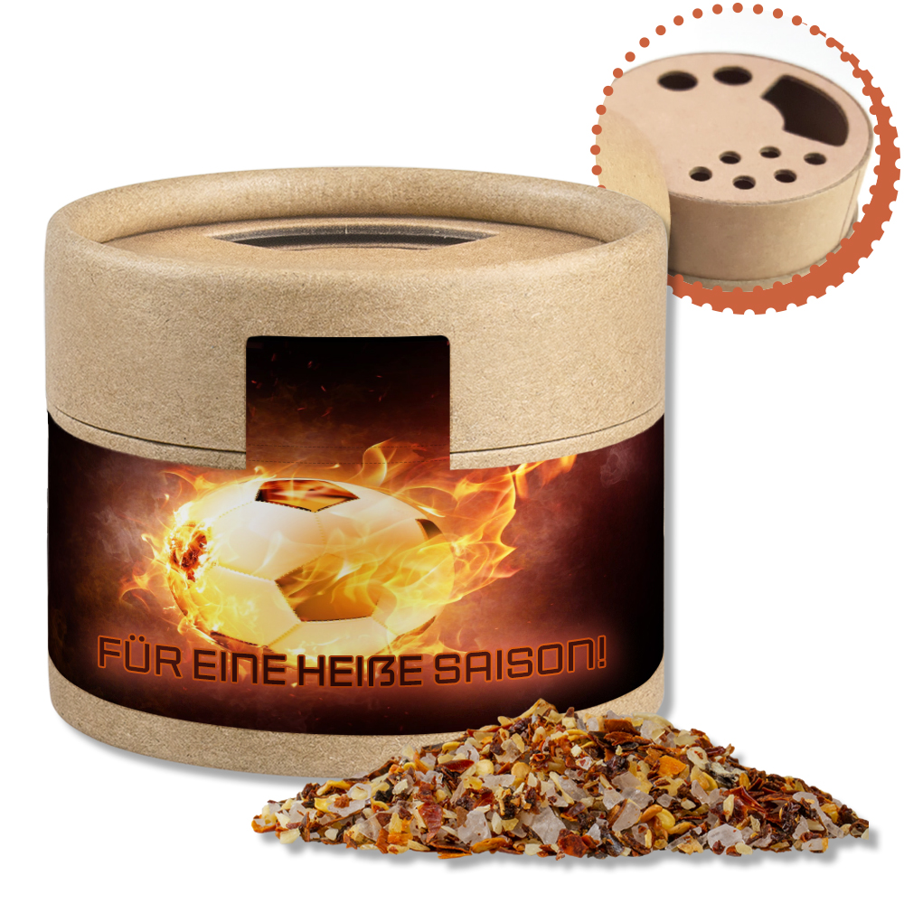 Gewürzmischung Feuer und Flamme, ca. 40g, Kraftpapierstreuer Mini