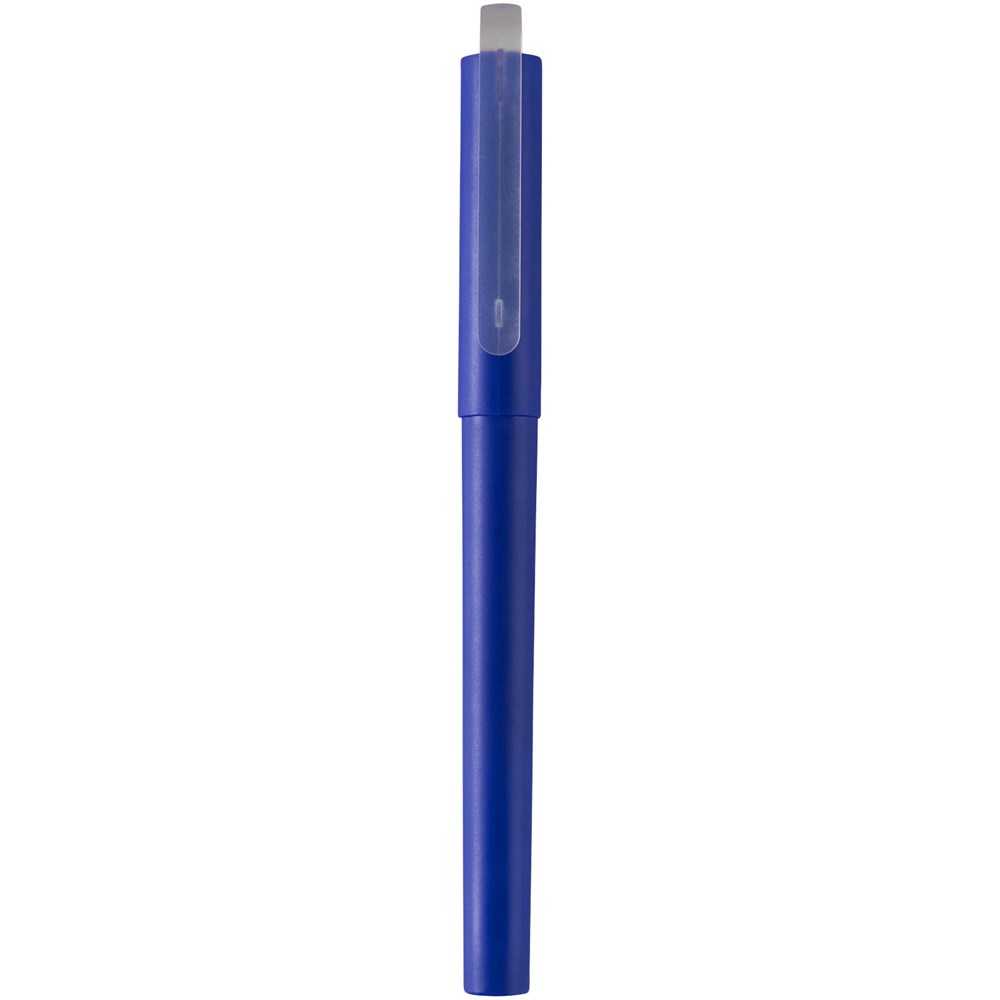 Stylo roller Mauna avec gel en PET recyclé (encre noire)