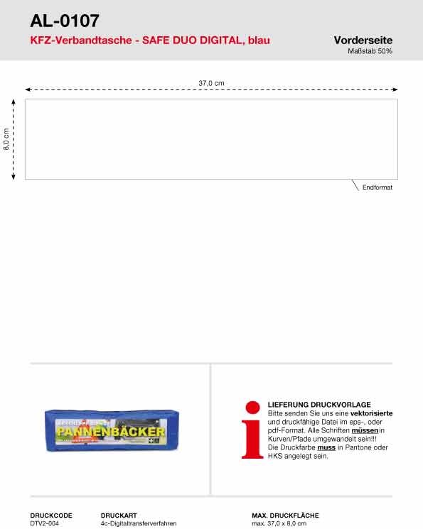 Allflash Kfz-Verbandtasche Safe Duo Digital