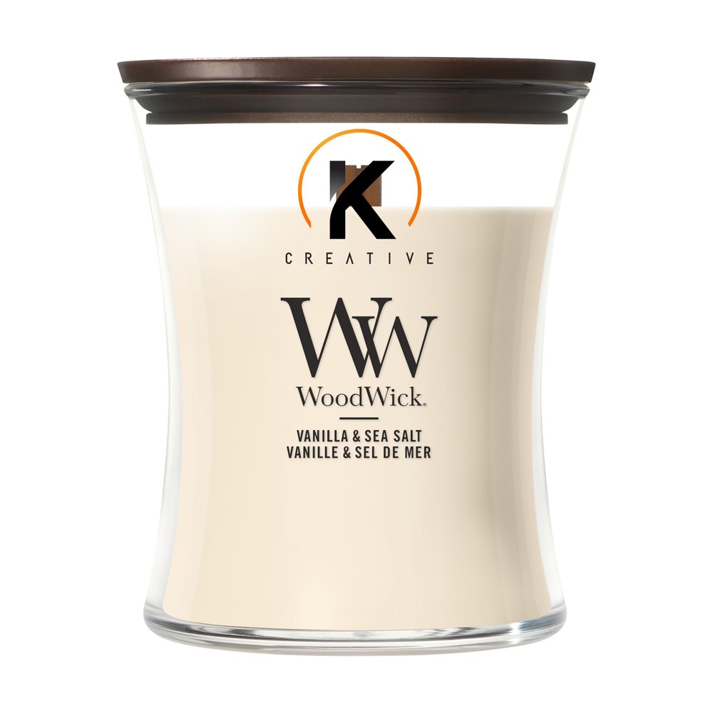 WoodWick Vanilla & Sea Salt Medium Candle Duftkerze