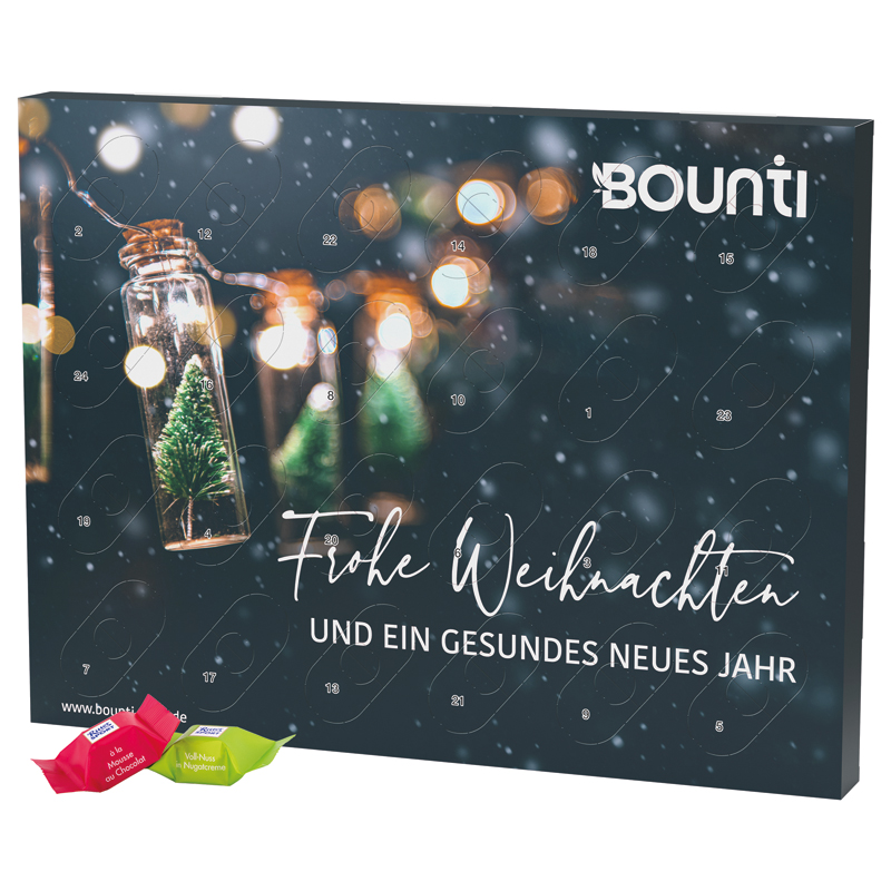 Adventskalender Eco XL, Papierblister, Ritter SPORT Schokowürfel