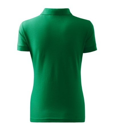 Polohemd Damen Cotton grasgrün