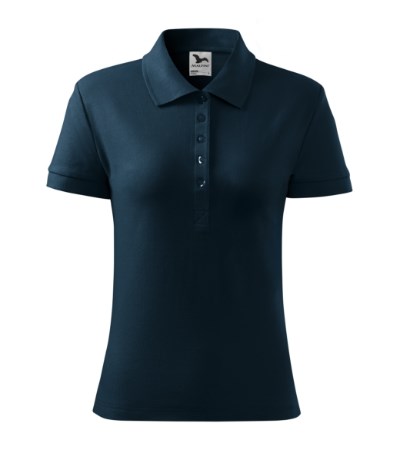 Polohemd Damen Cotton marineblau