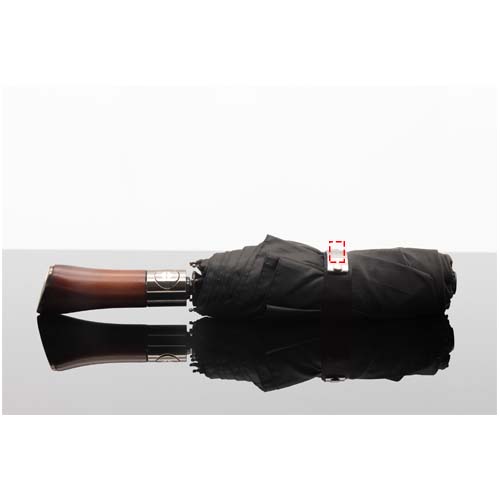 SCX.design R03 Vollautomatik Kompaktregenschirm mit Holzgriff 