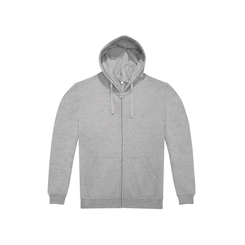 CGWG009 - Kapuzen-Sweatshirt mit Reißverschluss ID.224 (50/50) - Sport Grey