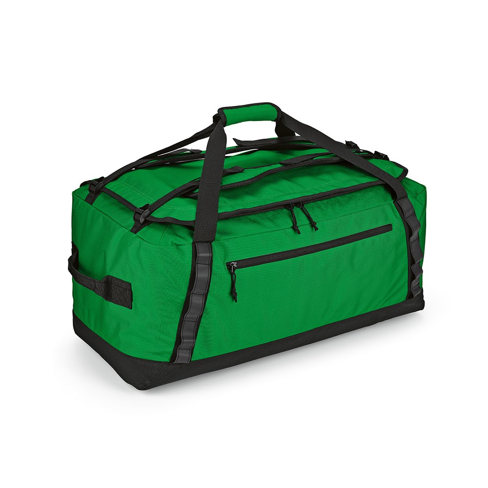 Sac sport São Paulo XL 75L rPET, bandes réfléchissantes - Vert