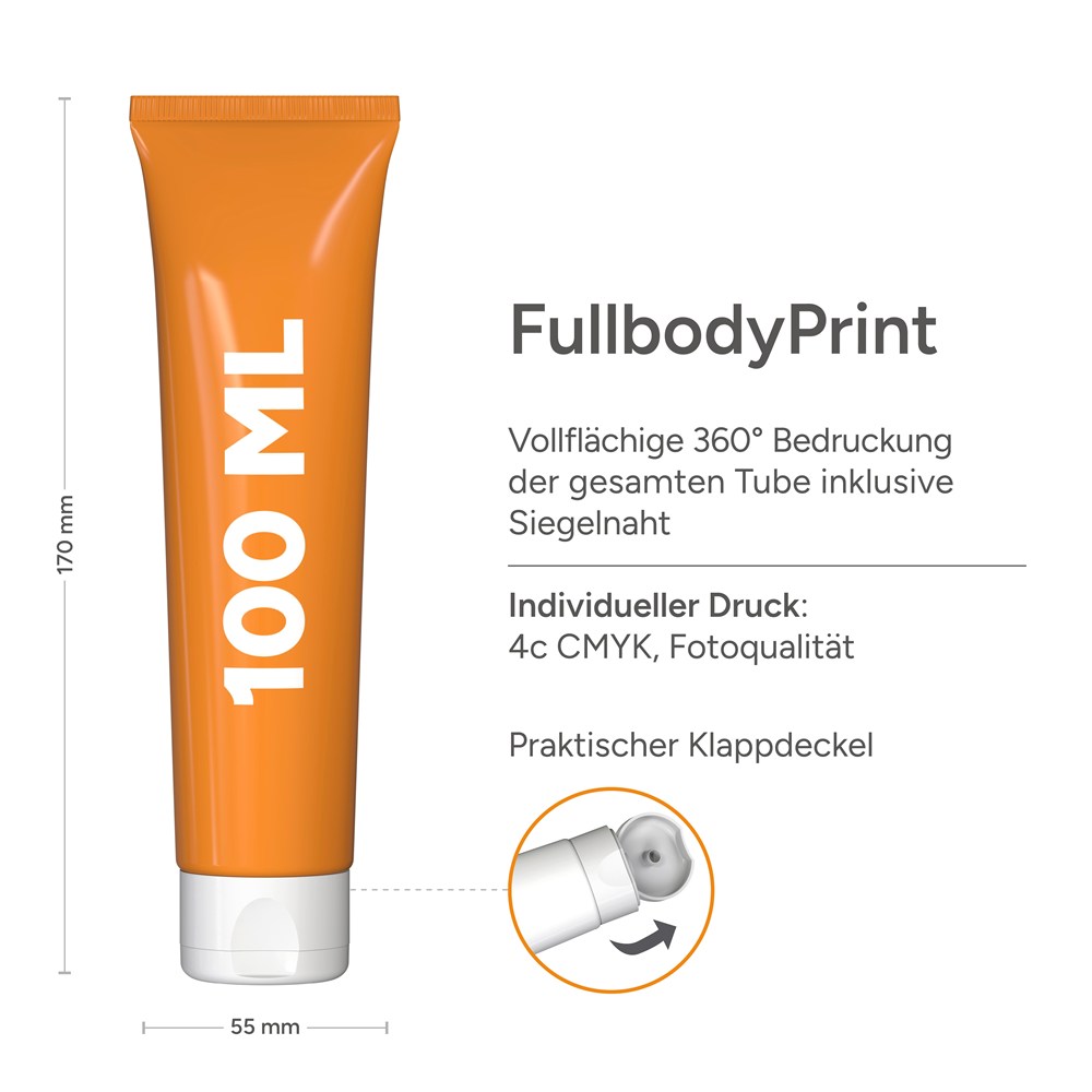 Duschgel Ingwer-Limette, 100 ml Tube