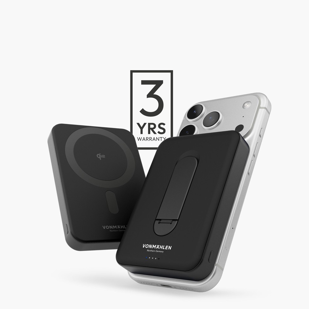Evergreen Mag 10000 mit Kickstand - Die magnetische Powerbank mit Standfunktion - Schwarz