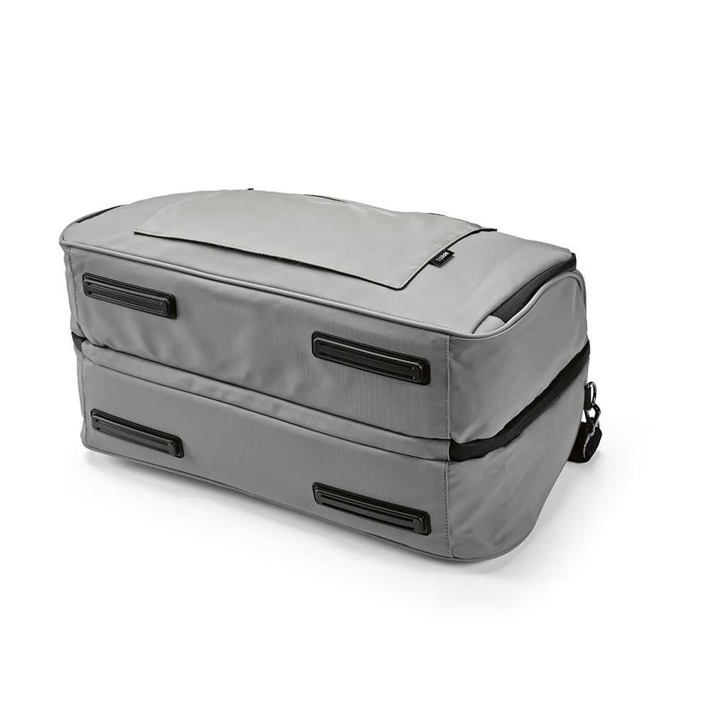 Sac sport Istanbul 33L en rPET, fermetures Zip étanches - Gris
