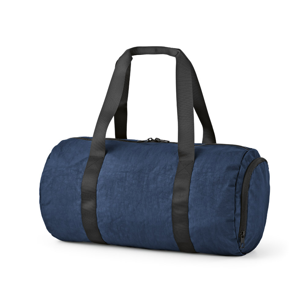 Sac de sport Barcelona 30L en nylon. Poche à chaussures - Bleu marine