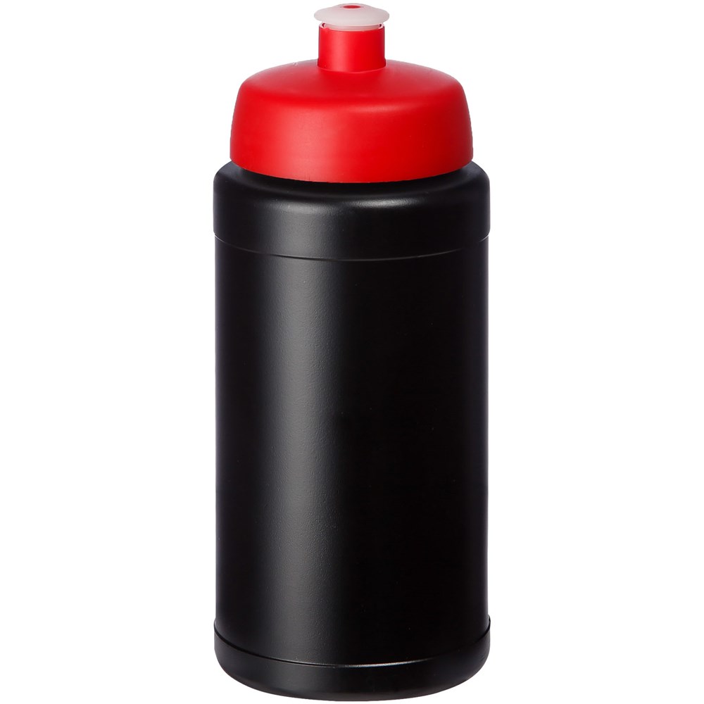 Baseline® Plus 500 ml Sportflasche - rot, schwarz