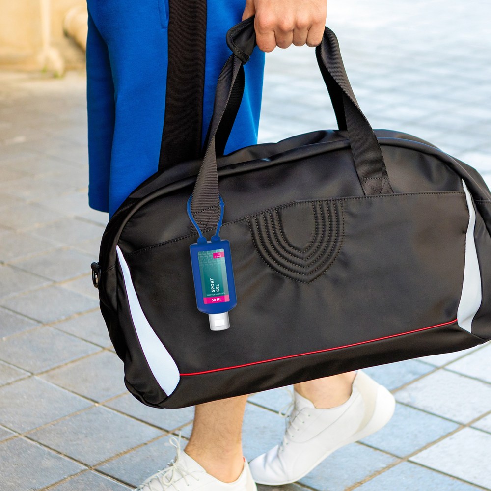 Sportgel, 50 ml Bumper blau, Body Label (R-PET)