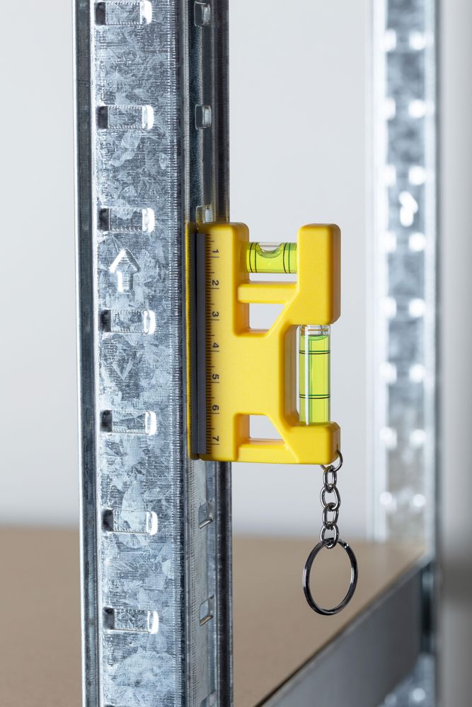 Schlüsselanhänger Wasserwaage Indira aus recyceltem ABS