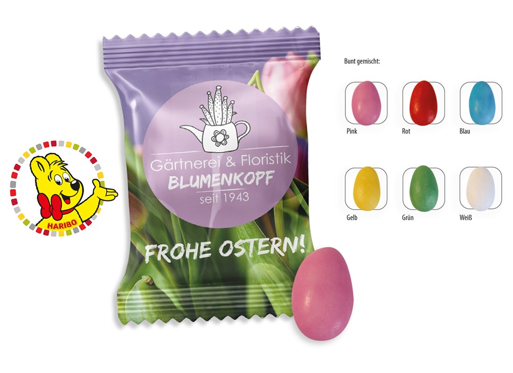 HARIBO Baiser Eier Werbetüte 1 Stück  ,  Inhalt:  HARIBO Baiser Ei